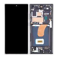 Ecrã LCD Touch para Samsung Galaxy S23 Ultra (OLED) - Preto, Prateado.