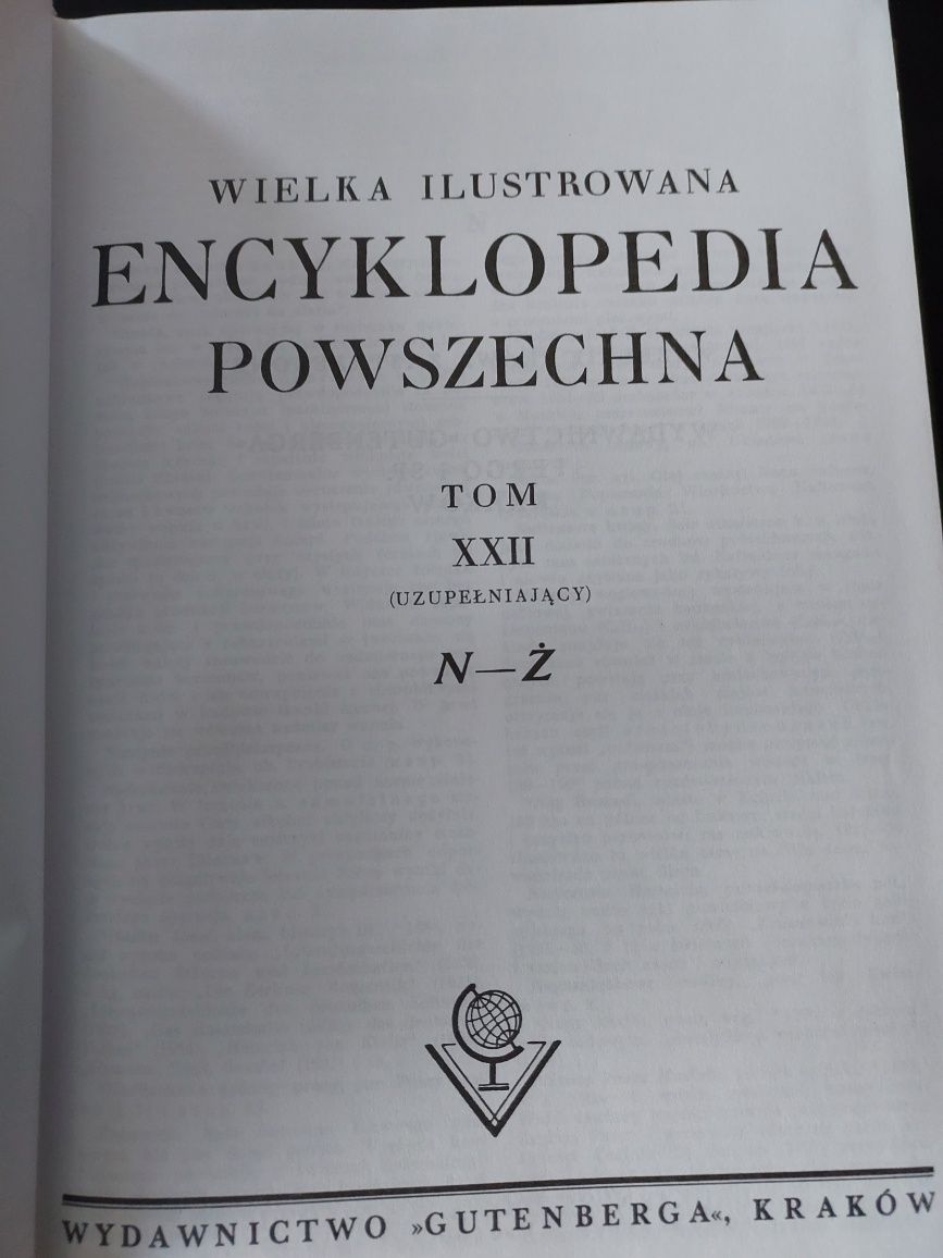 Okazja! Encyklopedia Powszechna Gutenberga 22 Tomy + 3 aktualizacje