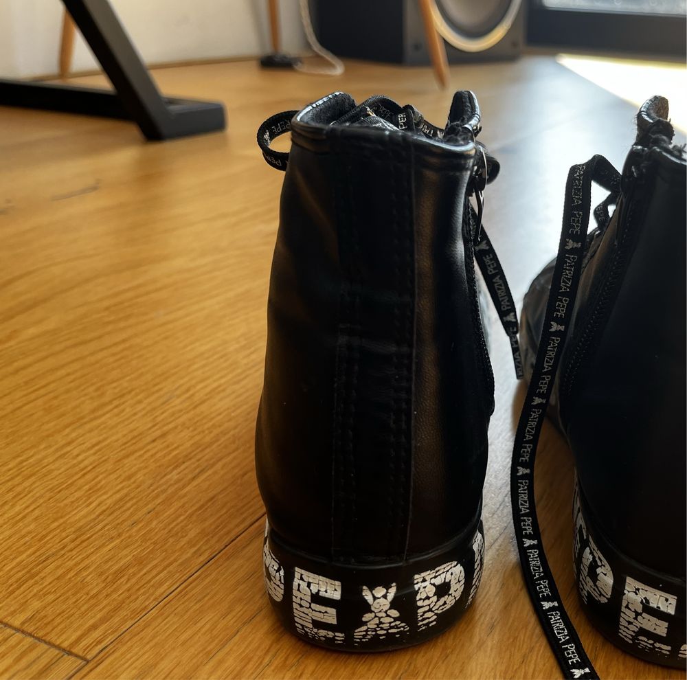 Trampki Patrizia Pepe rozm. 38 czarne