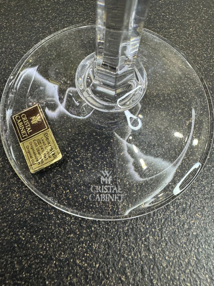 Хрустальные бокалы для вина WMF Cabinet Cristal GDR Германия
