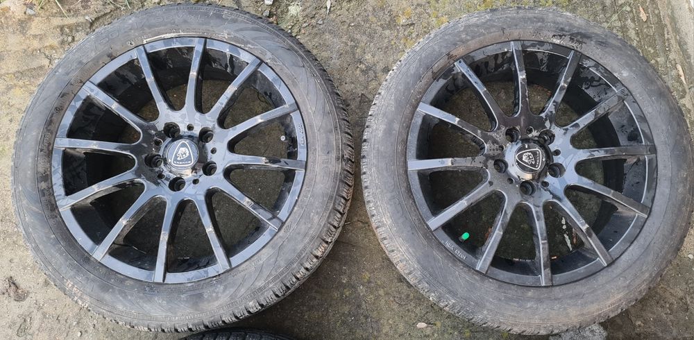 Продам 4 диска Aluett. R17, 5x112, 7.5J з зимовою резиною 225/50 R17.