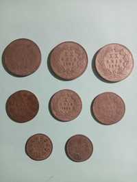 Moedas antigas de  XX-X-V  Reis 1882/83/84/85