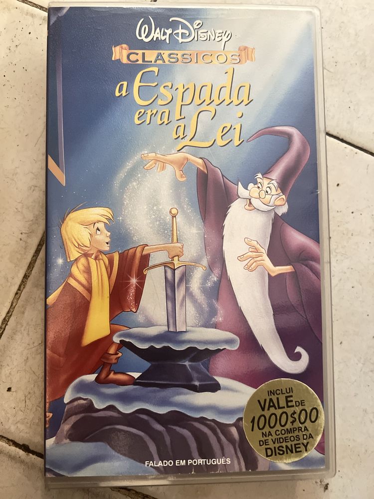 VHS variados para crianças