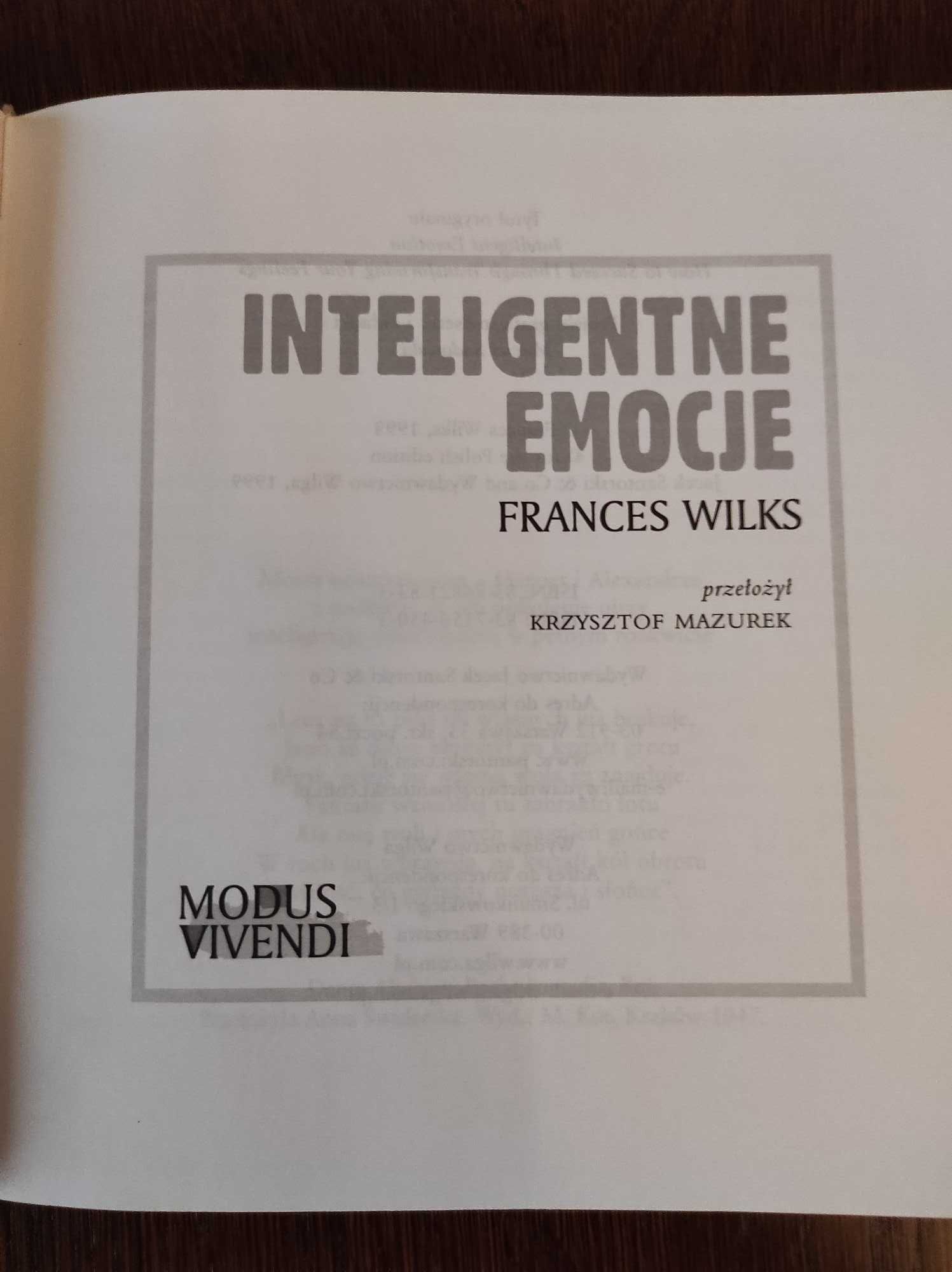 Inteligentne emocje - Frances Wilks, wyd. 1999 r