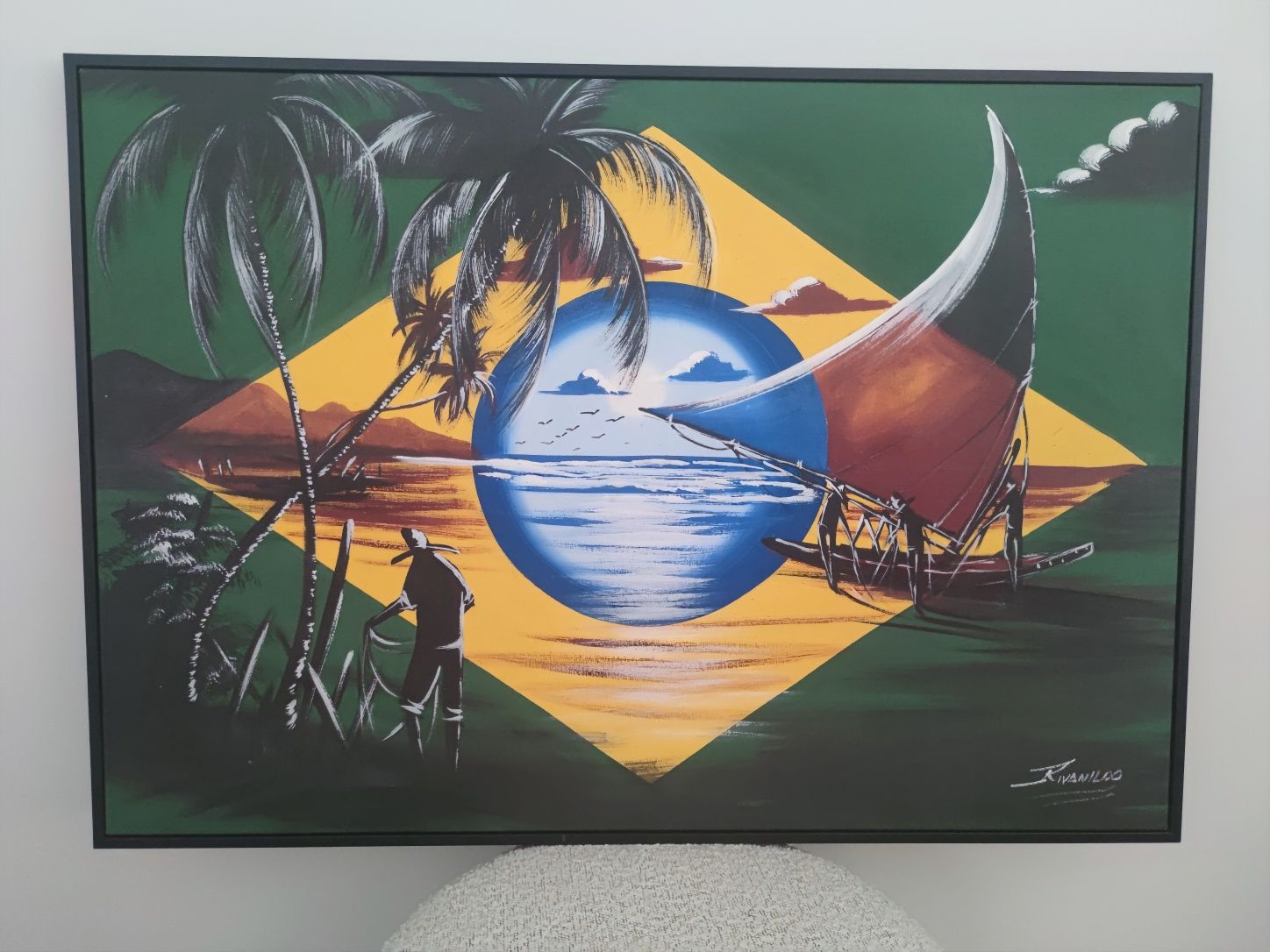 Quadro Pintado em Tela