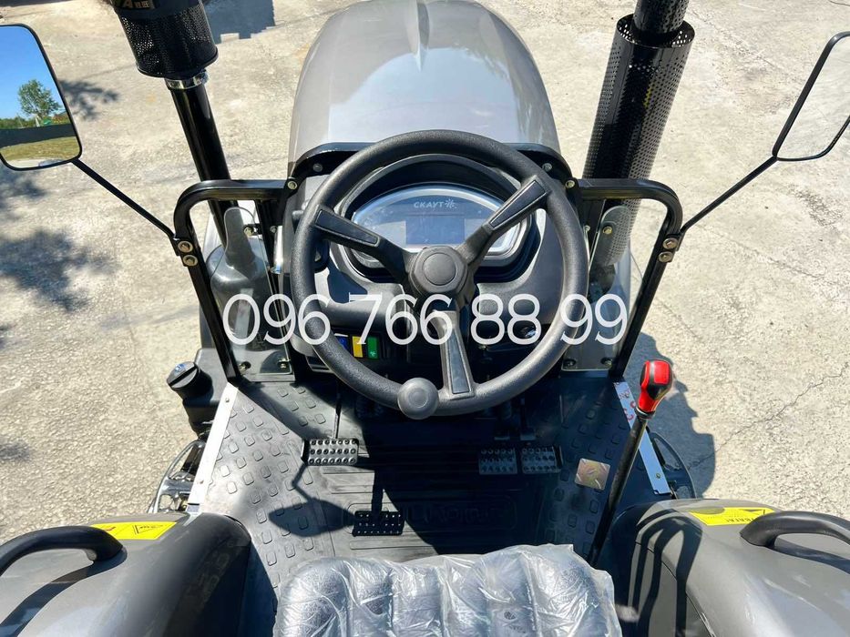 Мінітрактор СКАУТ ТY-404 РЕВЕРС Примусова гідравліка гарантія 2 р