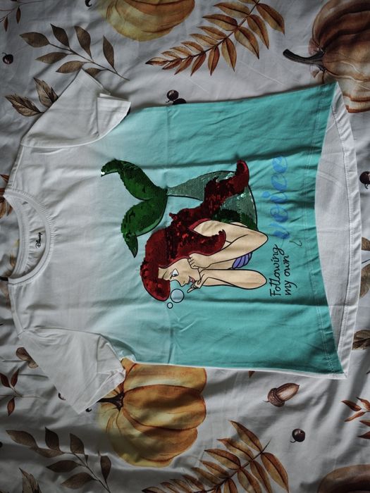 Bluzka koszulka krótki rękaw T-shirt Arielka Sinsay