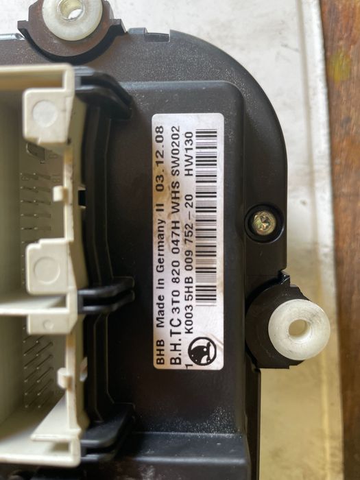 Блок управління пічкою кліматконтролем Skoda A5 Superb 3T0820047H