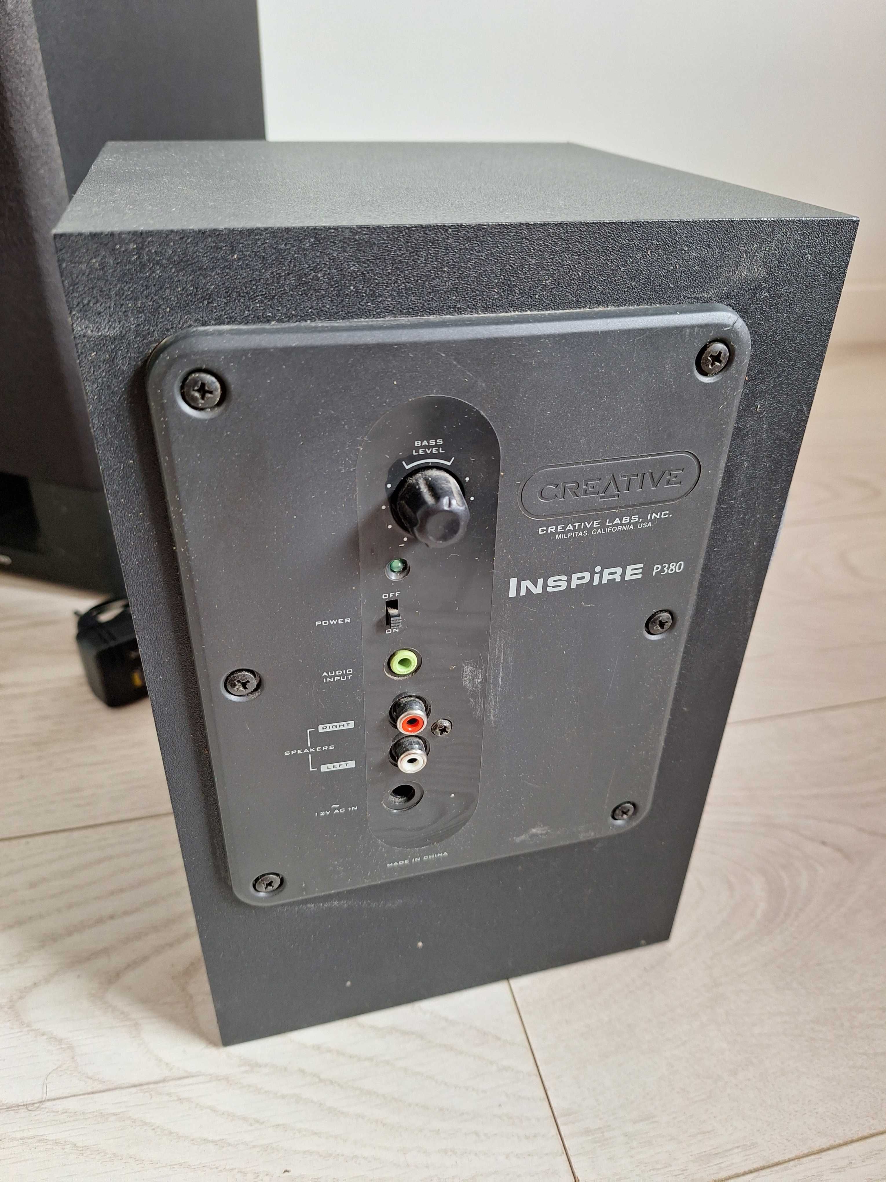 2 głośniki onkyo ps-103 + subwoofer creative inspire p380