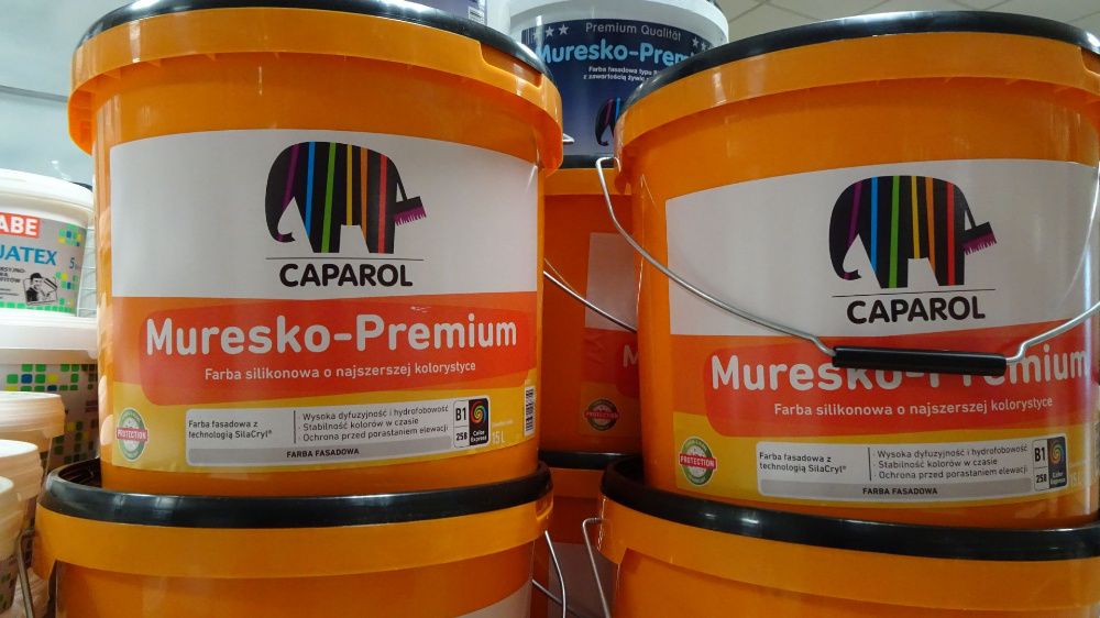 Farba fasadowa 15L Caparol Muresko silikonowa