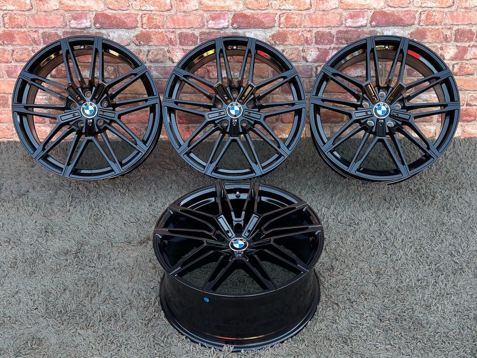 Czarne alufelgi 5x120 19 Black 8.5j ET30 BMW seria 3 5 F10 E46 E90 F30 F32 F34 F01 F12 Z4 E60 xDrive M pakiet jak styling 930 Carbonado Solid Japan Racing