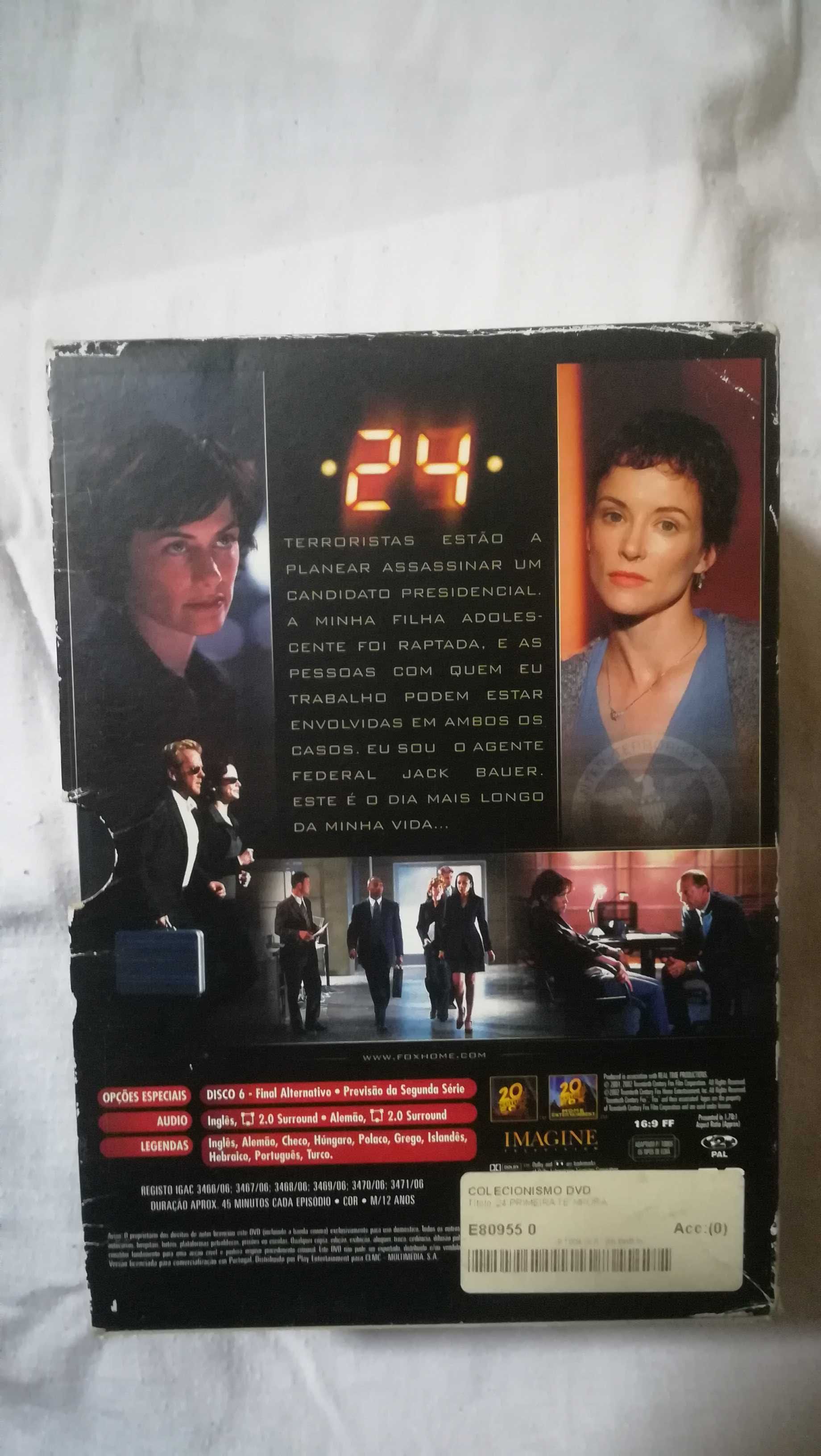 24 1ª temporada completa em formato DVD   - série TV Kiefer Sutherland