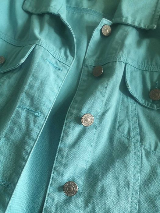 NEXT turkusowa kurka ramoneska M/L 38 40 niebieska oryginalna jesień