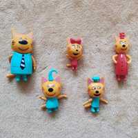 Коллекция 3 КОТА из популярного мультика игрушки для девочки мальчика