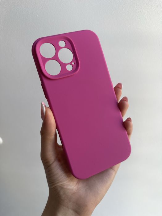 Szkło hartowane i etui silikonowe MagSafe różowe do IPHONE 16 PRO MAX