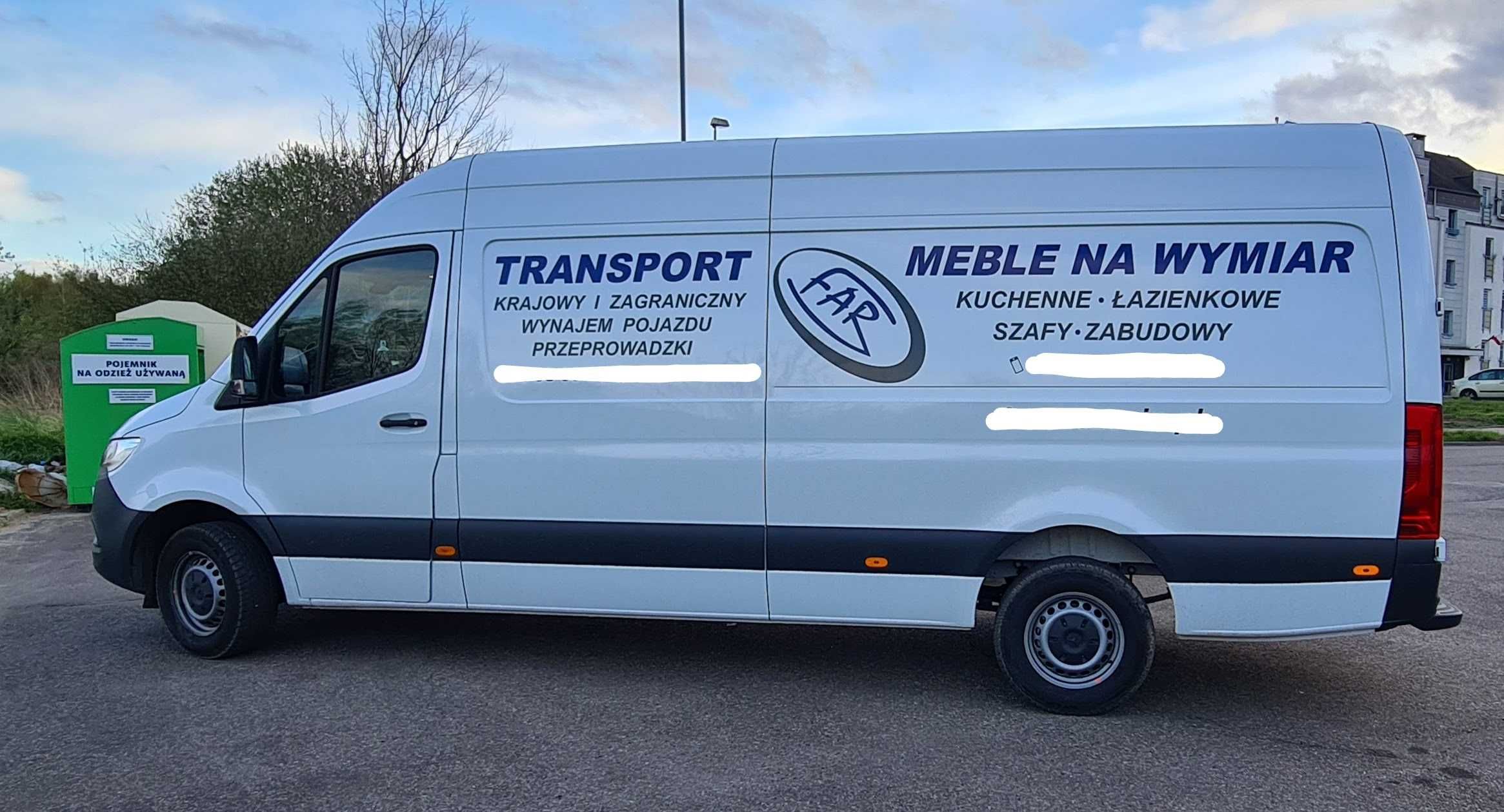 Wynajem samochodu dostawczego, busa, transport, przeprowadzki