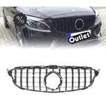 C012097C1 GRELHA DIANTEIRA MERCEDES W205 LOOK AMG GT 19- PRETO