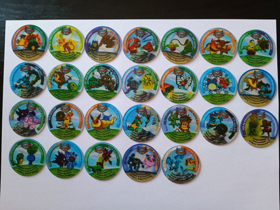 Tazos Pokémon league 2