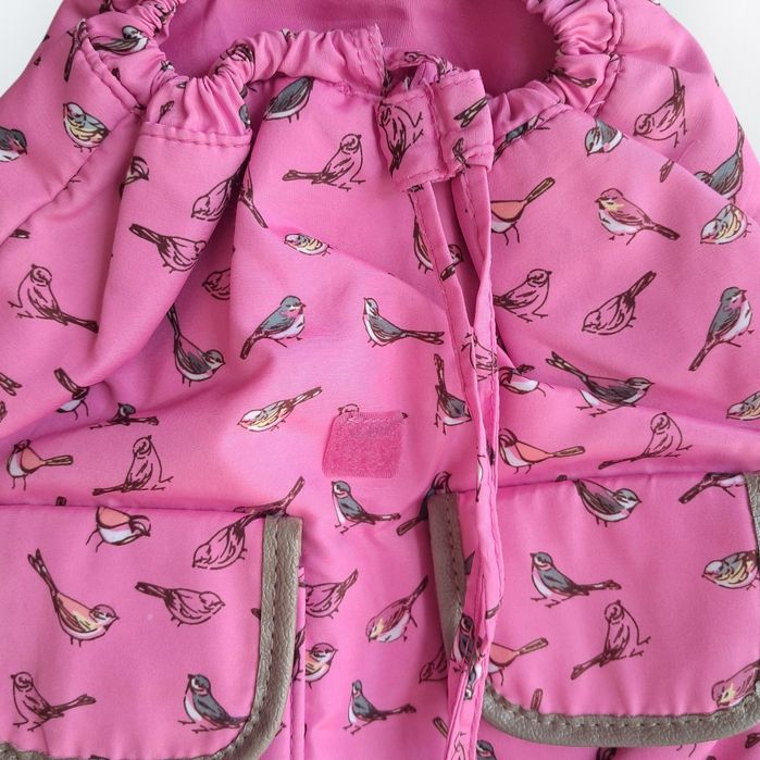 Plecak różowy w ptaszki