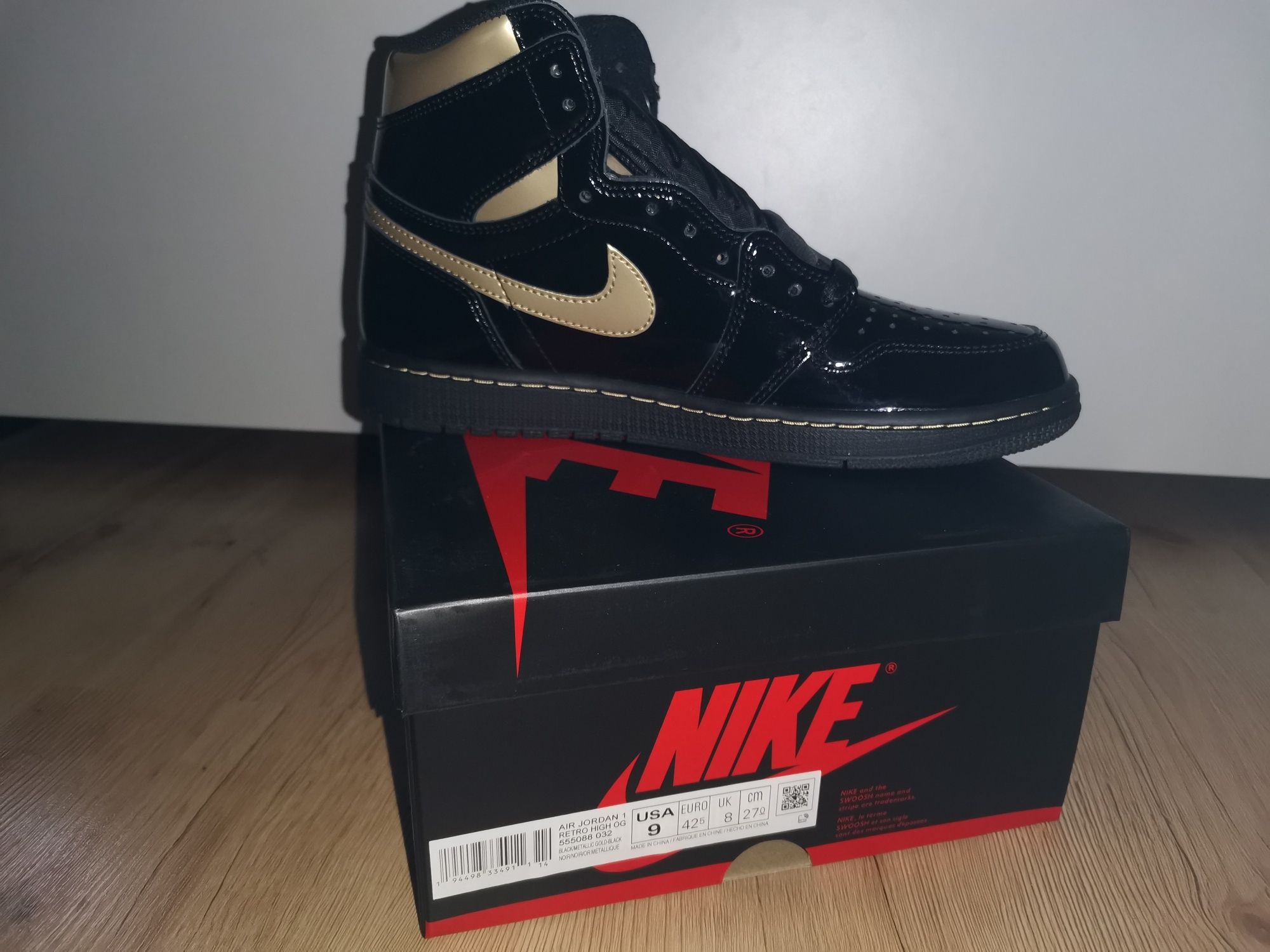 Nike Air Jordan 1 I metallic gold rozmiar 42.5