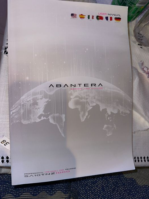 Passadeira profissional Treadmill SA10TNZ1000 ABANTERA