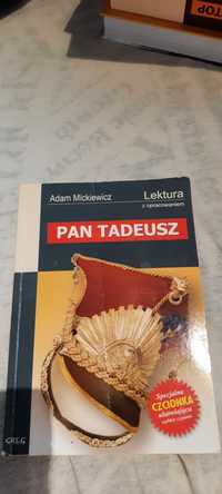 Ksiazka lektura Pan Tadeusz