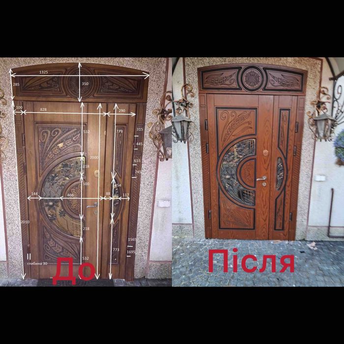 Міняємо МДФ на ПОЛІМЕР. Реставрація дверей. ДО 7 ДНІВ ПІД КЛЮЧ !!!