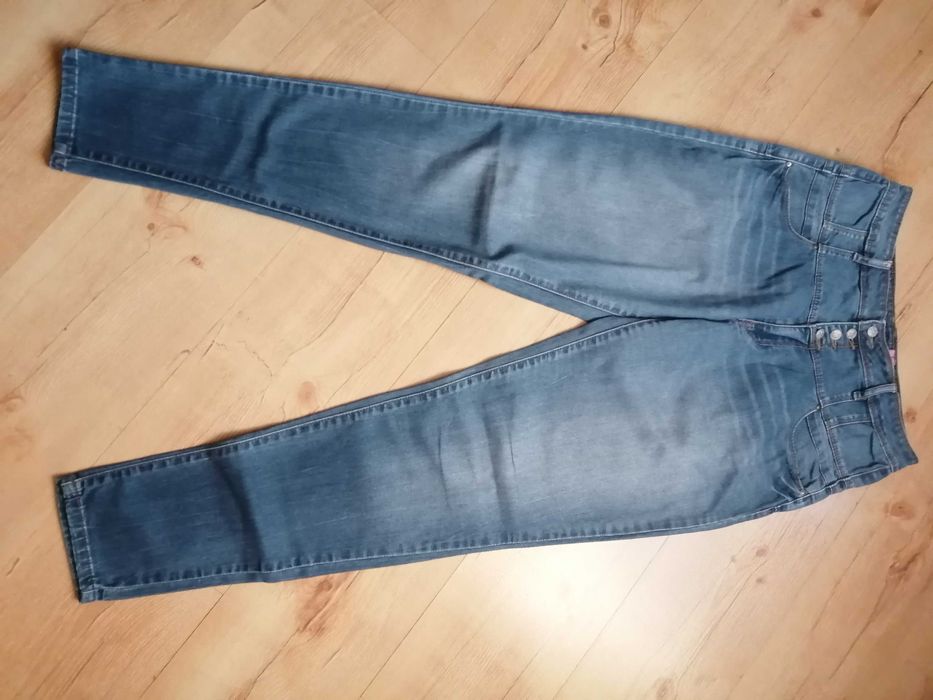 New Look-spodnie jeansowe damskie z wysokim stanem r.40 L/170 cm