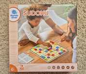 Sudoku klasyczna drewniana gra logiczna, wiek 6+