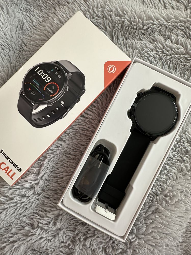 Smartwatch BT CALL android iOS czarny bluetooth polski język