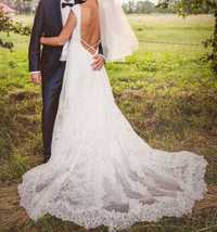 Romantyczna koronkowa suknia ślubna Viola Piekut - Maurii