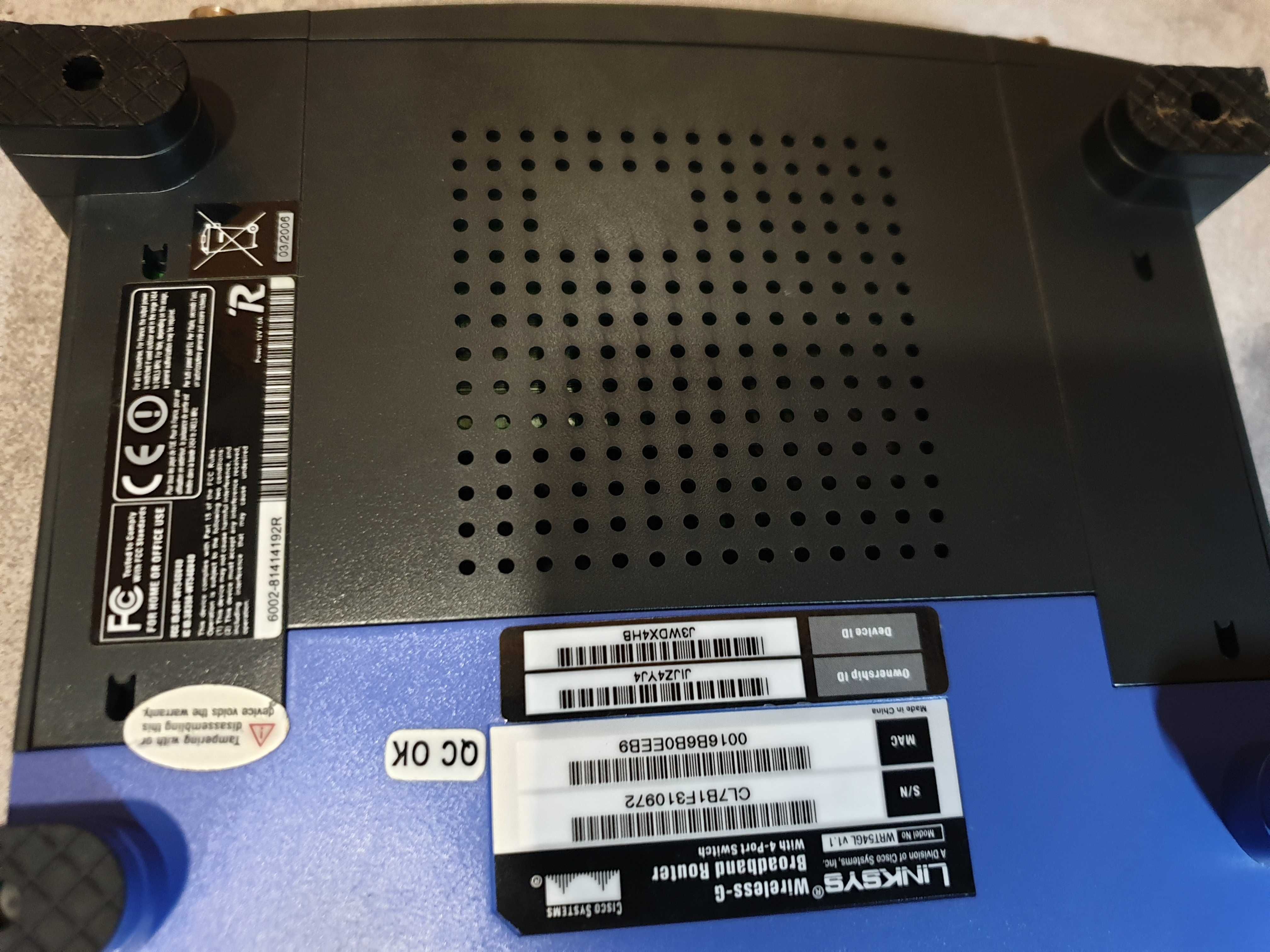 Router Linksys WRT54GL