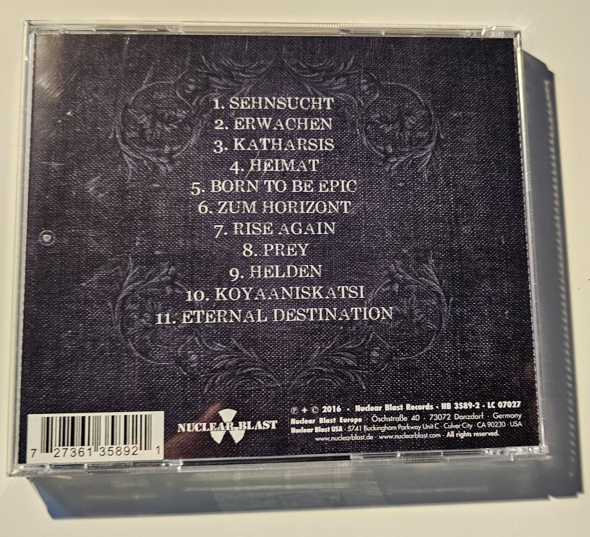 Cd música heavy metal