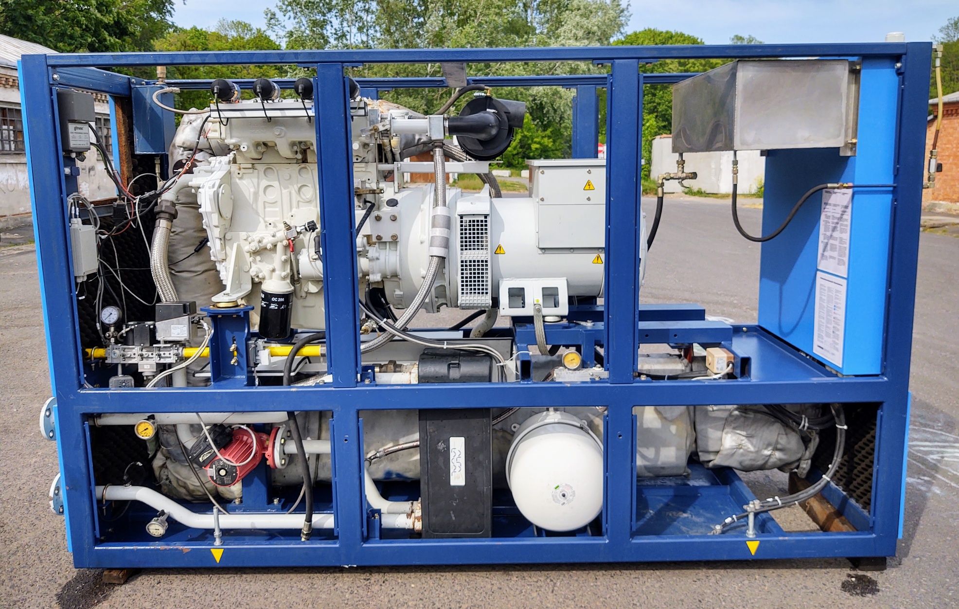 Agregat prądotwórczy kogeneracyjny MAN biogas, CNG, LPG o mocy 50 kw
