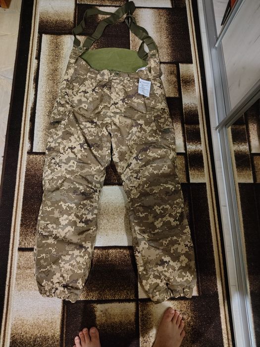 Піксельні теплі штани 52/4