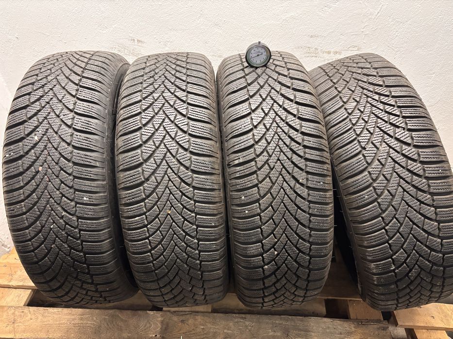 Oryginalne Koła zimowe Nissan 16” 5x114,3 205/60 Bridgestone 7,8mm 22r
