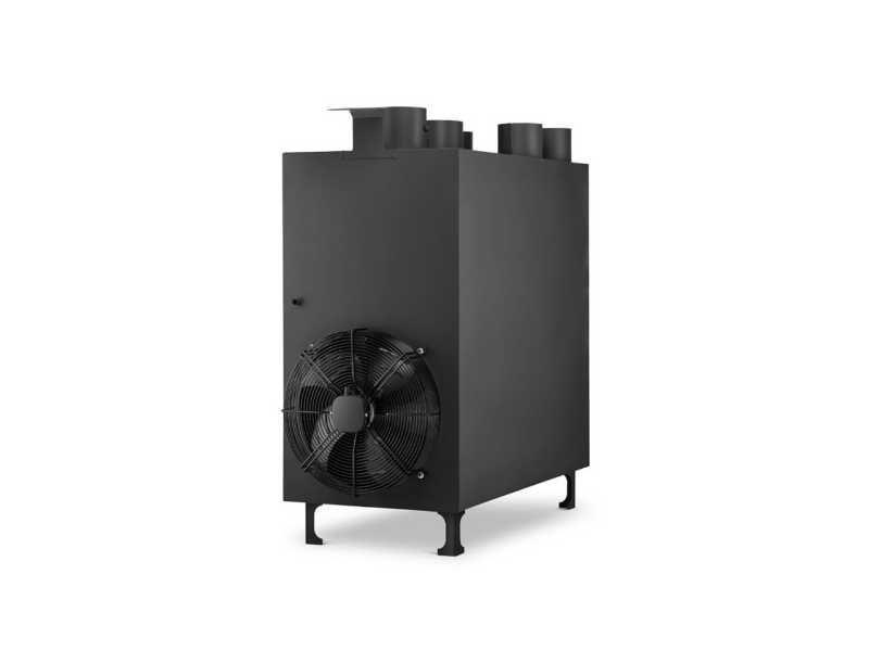 Piec nadmuchowy z nadmuchem dmuchawa HIGHER PN5 o mocy 50 kW