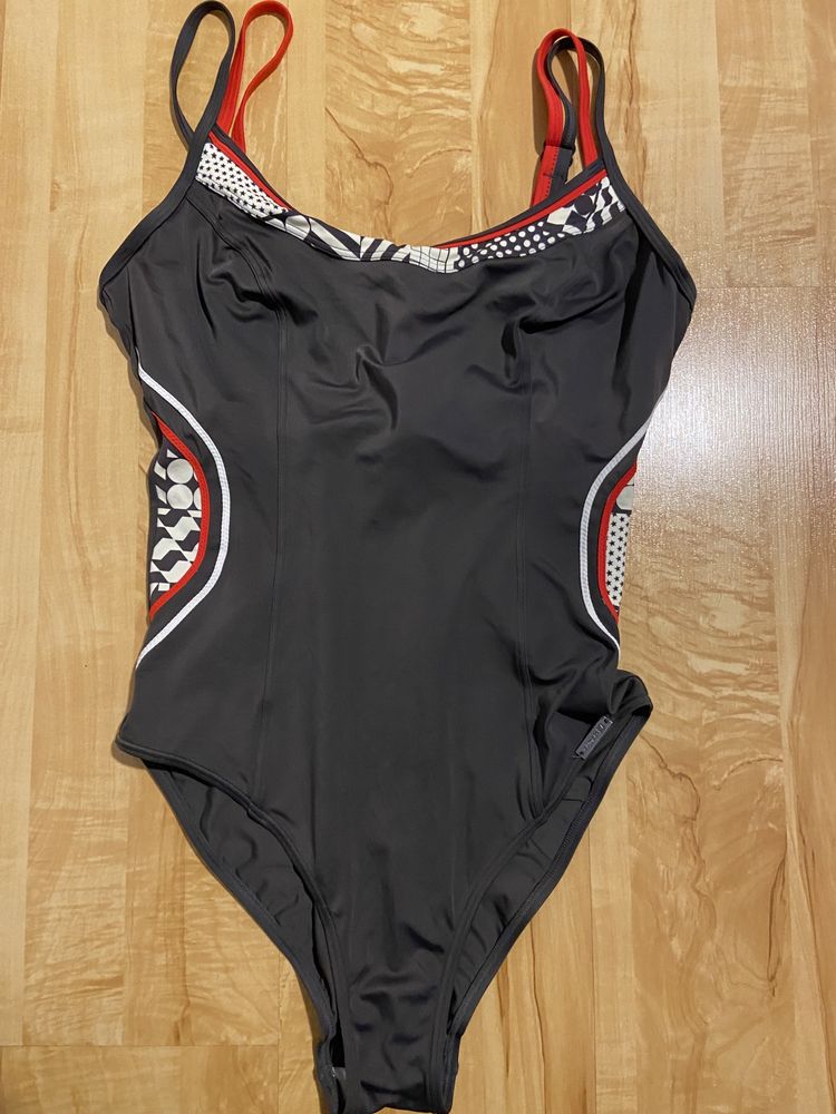 Olympia 44 E cup damski brązowy kostium strój kąpielowy jednoczęściowy