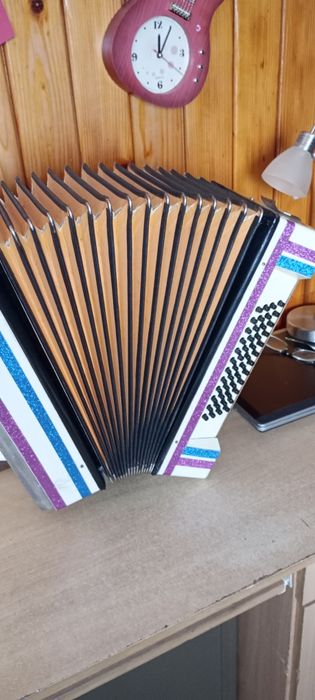 Akordeon niemiecki 48- b, 2- chór. gł.znaczone  M