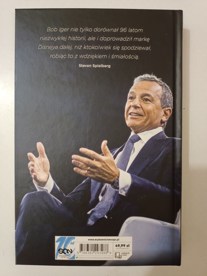 Robert Iger "Przejażdżka życia" autobiografia CEO Disneya