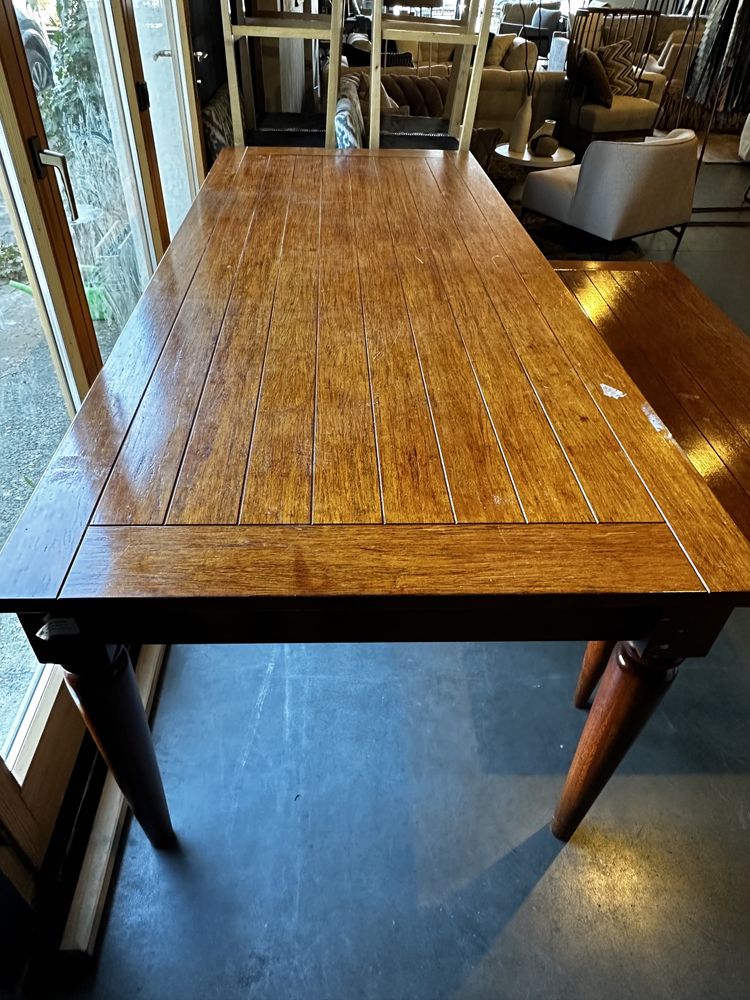 Piękny drewniany stół 100 x240cm, wys. 85 cm