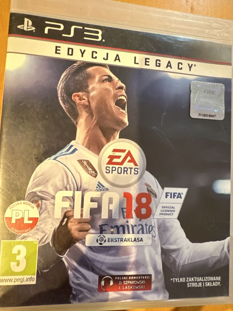 FIFA 18 Ps3 Pl zamienię