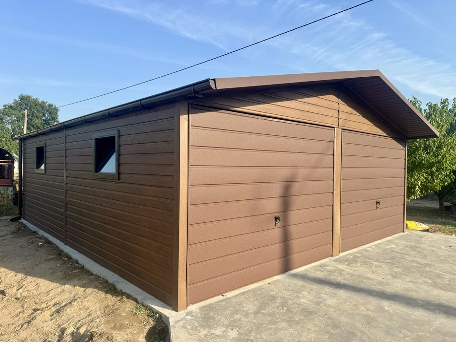 Garaz blaszany 6x7 profil ocynk