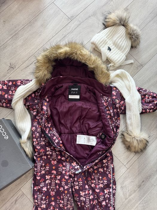 Reima 98+6 комбінезон ботинки Ecco 28