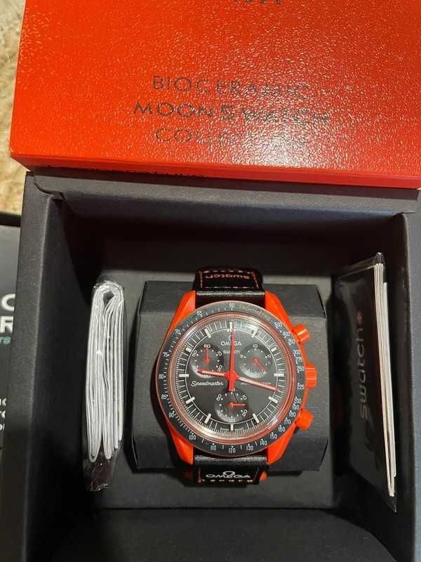 Omega x Swatch Lava SO33O100 Hit Sprzedaży Lato 2024
