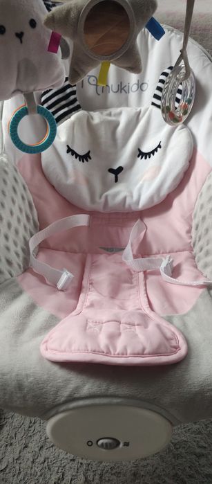 Bujaczek nukido leżaczek różowy