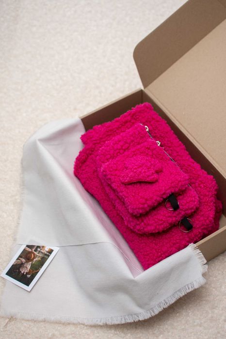 Сумка, косметичка, заколки. Набір, бокс, подарунок