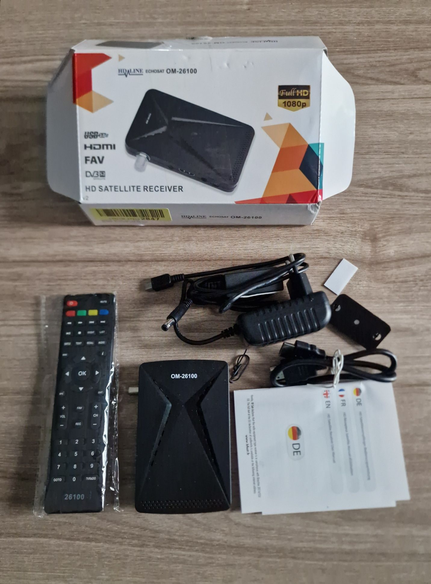 Dekoder DVB-S, DVB-S2 HD-Line 34444 odbiornik telewizji satelitanej