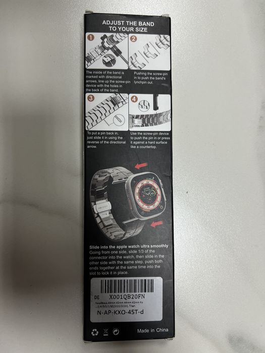 Pasek bransoleta stal nierdzewna Apple Watch 42/44/45/49