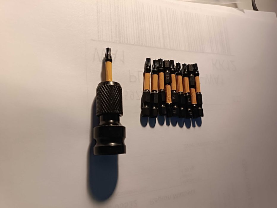 Końcówki udarowe magnetyczne Tortx 25/50mm do wkrętaka udarowego